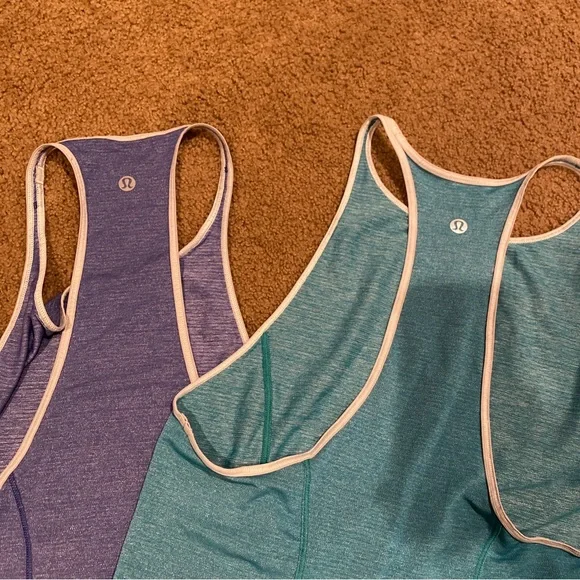 2 lululemon racerback tanks - Picture 2 of 5